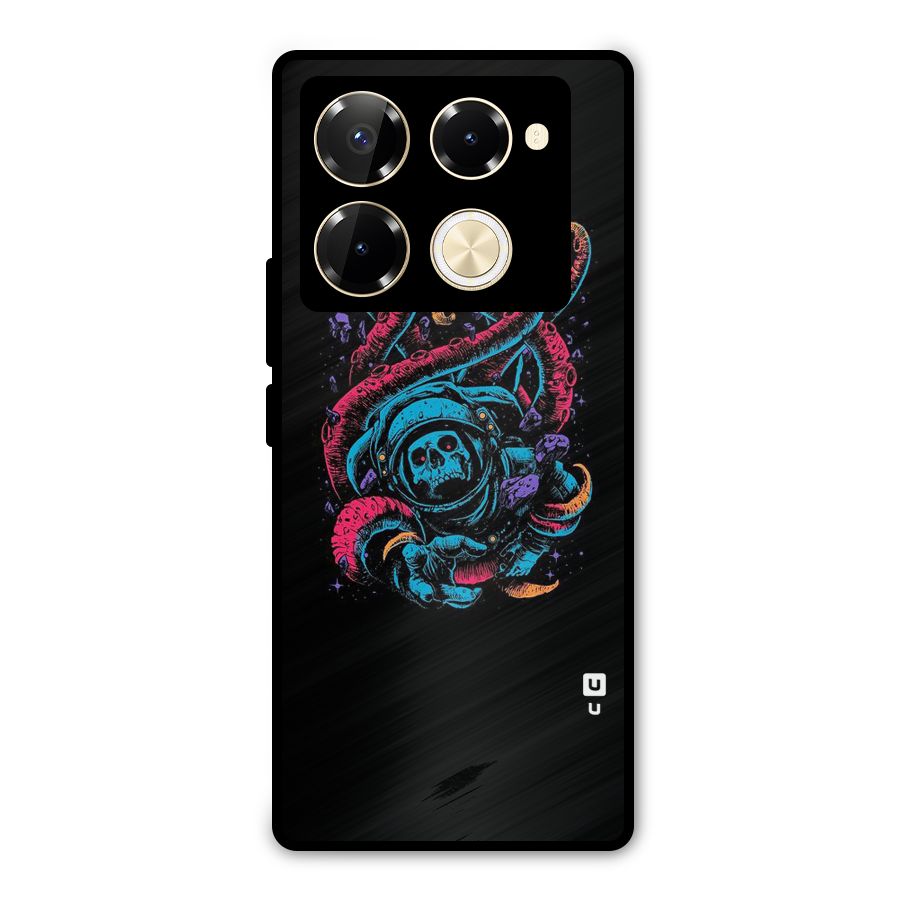 Ghost Tails Metal Back Case for Infinix Note 40 Pro Plus
