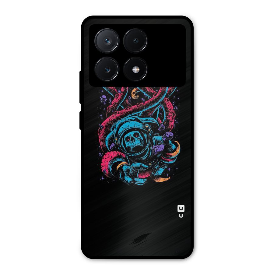 Ghost Tails Metal Back Case for Poco X6 Pro