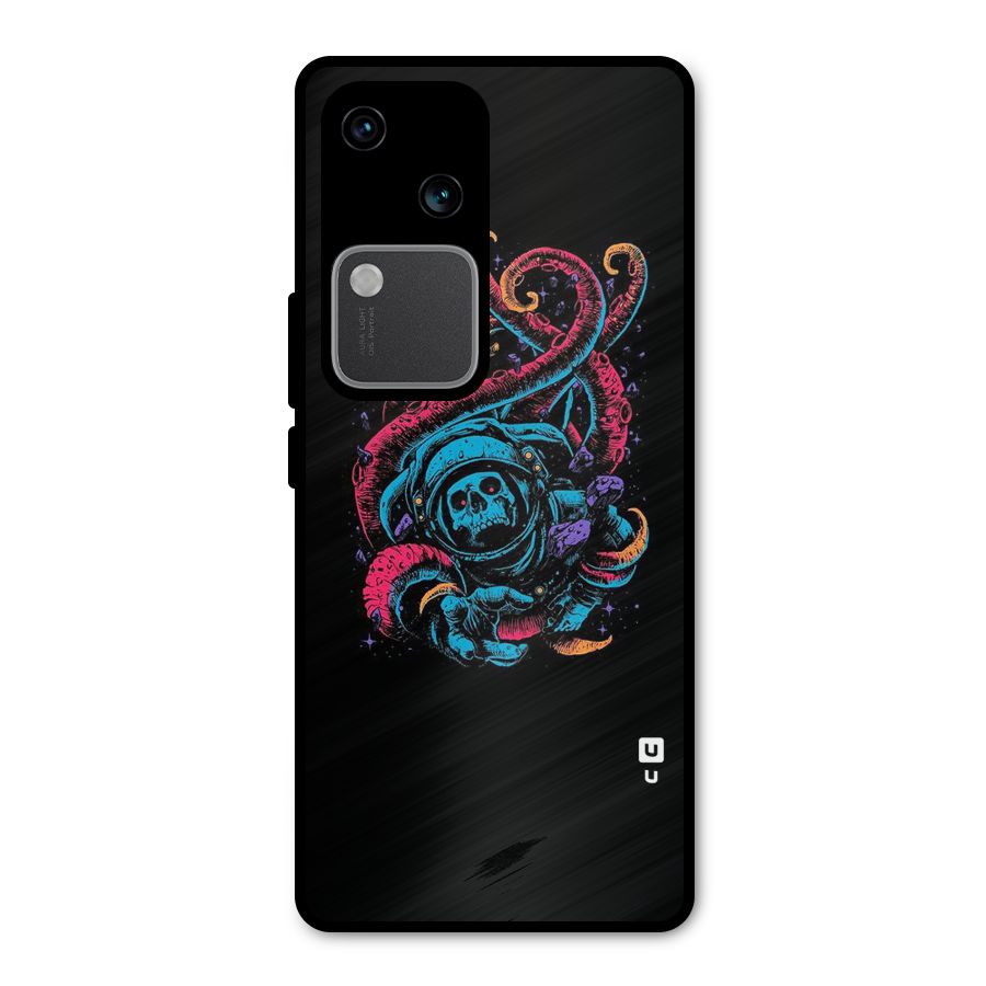Ghost Tails Metal Back Case for Vivo V30 Pro