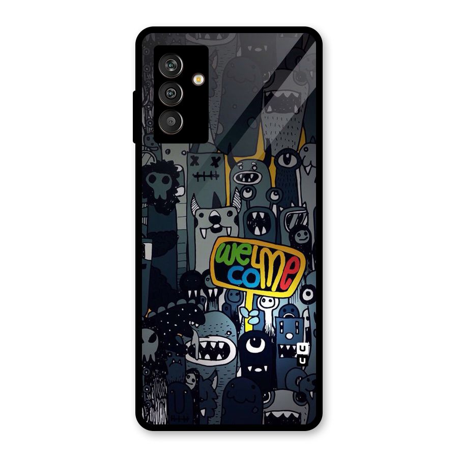Ghost Welcome Glass Back Case for Galaxy M13