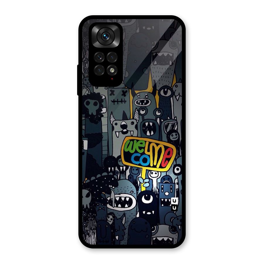 Ghost Welcome Glass Back Case for Redmi Note 11S