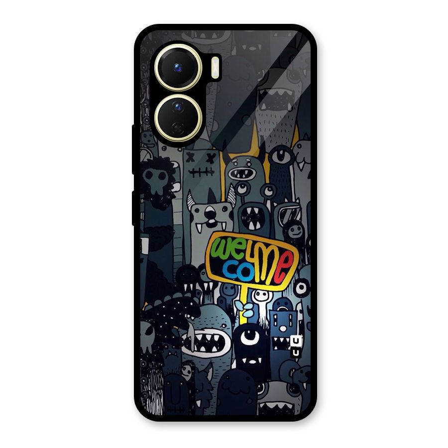 Ghost Welcome Glass Back Case for Vivo Y16