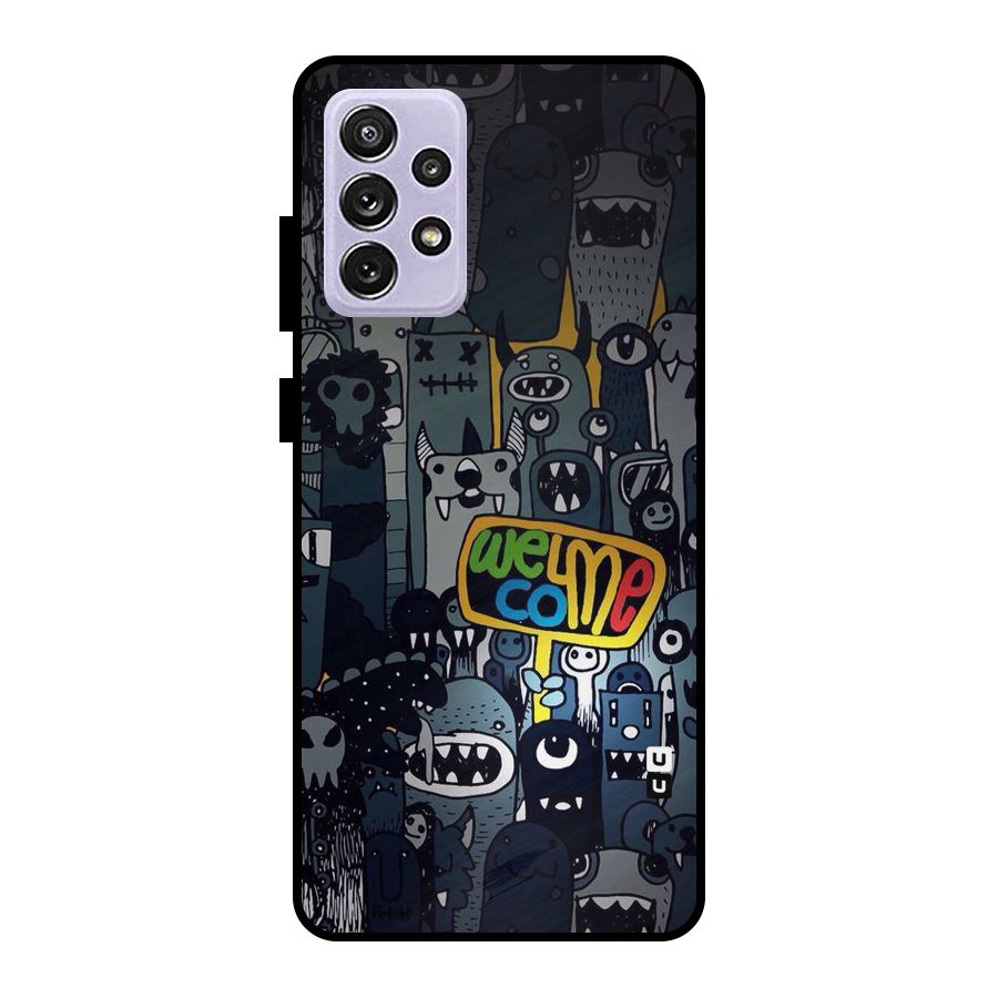 Ghost Welcome Metal Back Case for Galaxy A72