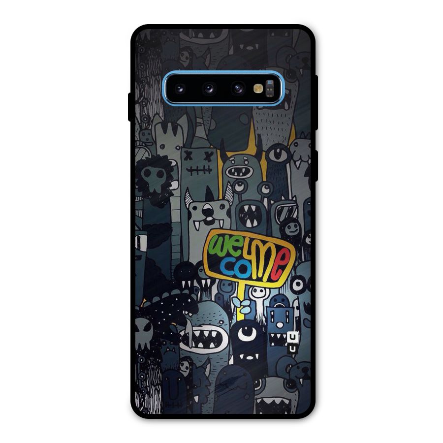 Ghost Welcome Metal Back Case for Galaxy S10