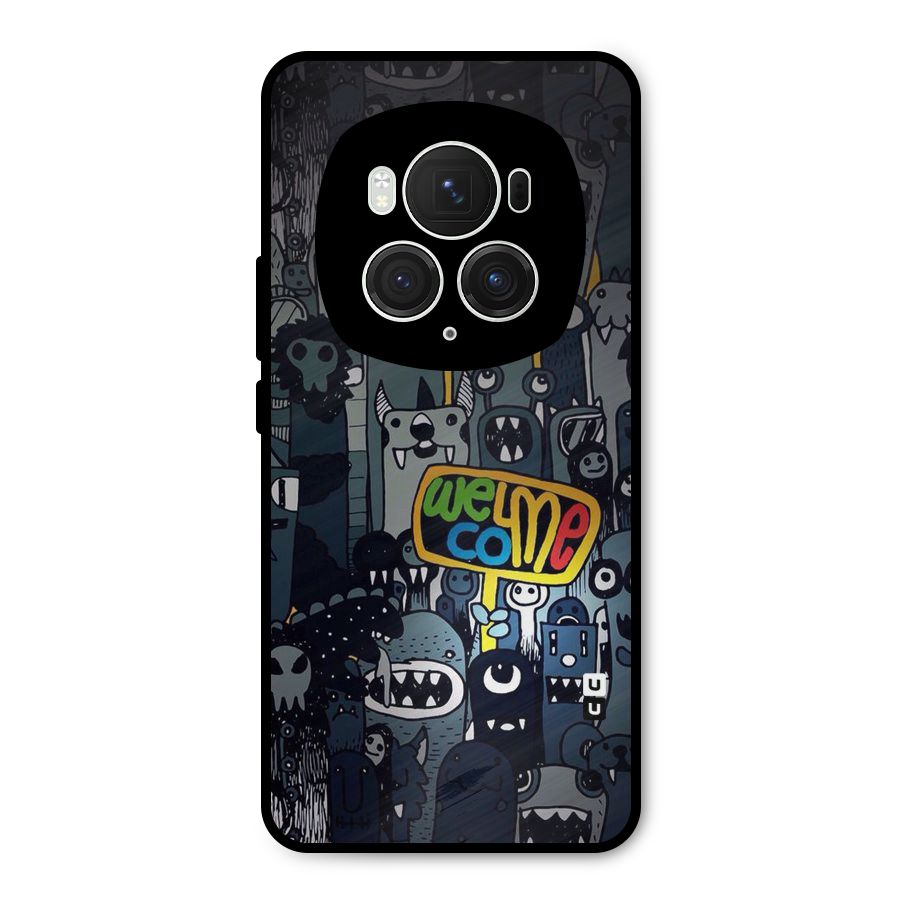 Ghost Welcome Metal Back Case for Honor Magic6 Pro