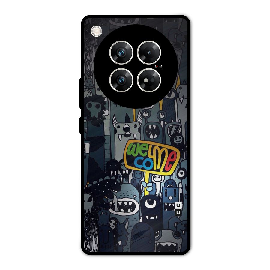 Ghost Welcome Metal Back Case for Infinix Zero 40 5G