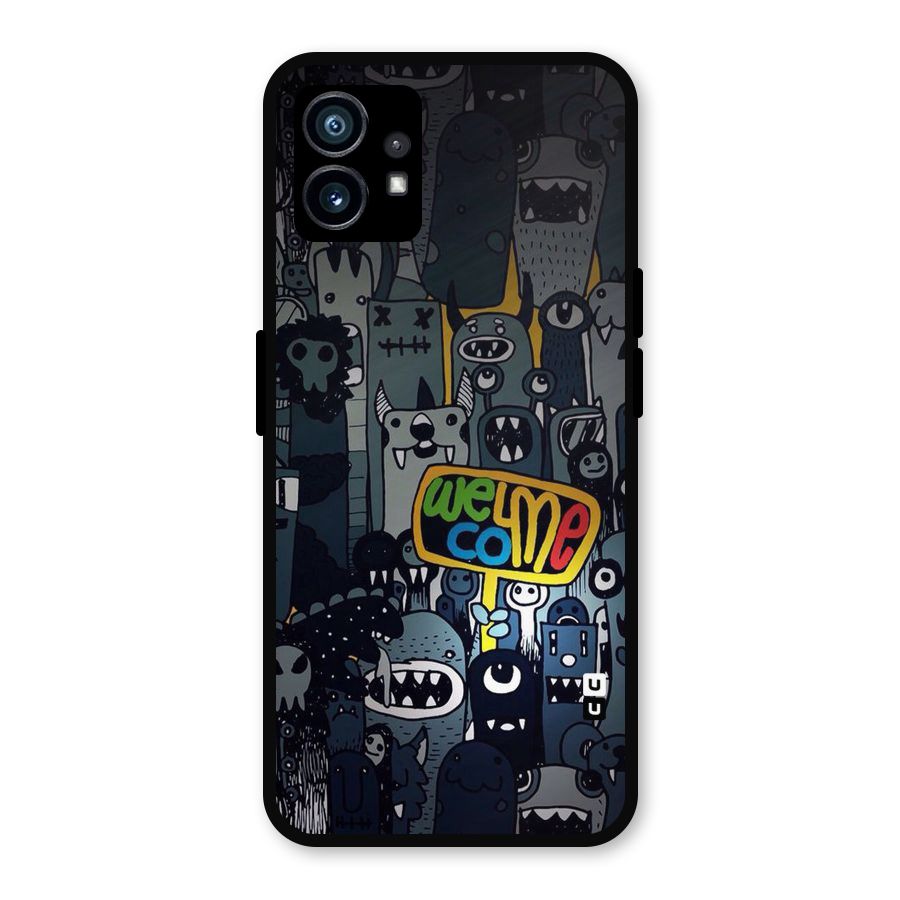 Ghost Welcome Metal Back Case for Nothing Phone 1
