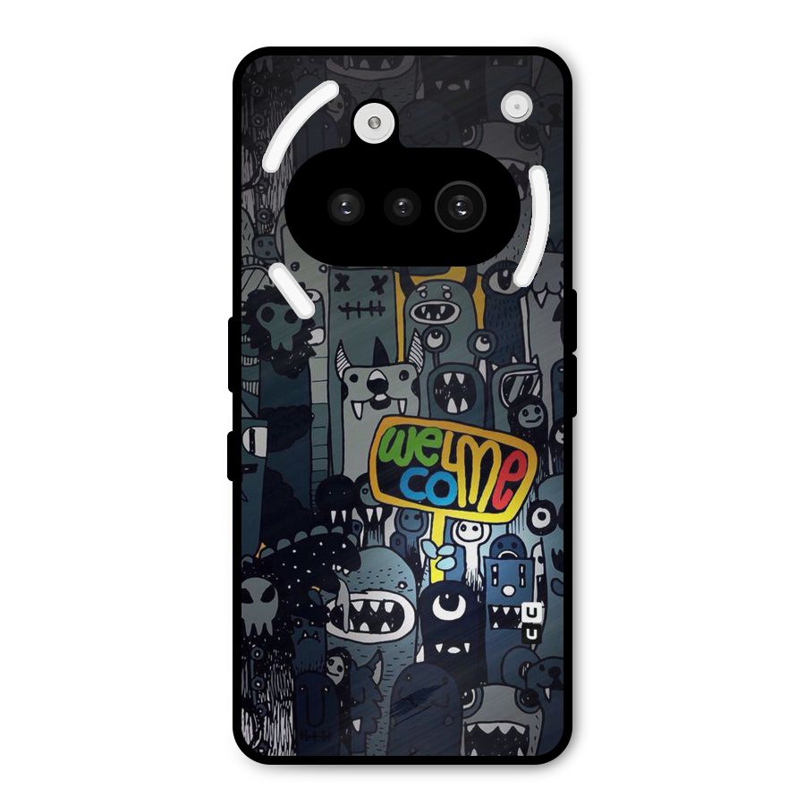 Ghost Welcome Metal Back Case for Nothing Phone 3a