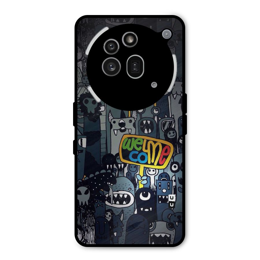 Ghost Welcome Metal Back Case for Nothing Phone 3a Pro