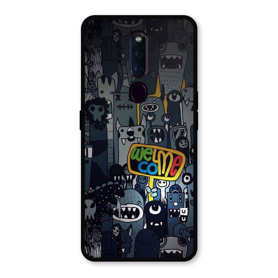 Ghost Welcome Metal Back Case for Oppo F11 Pro