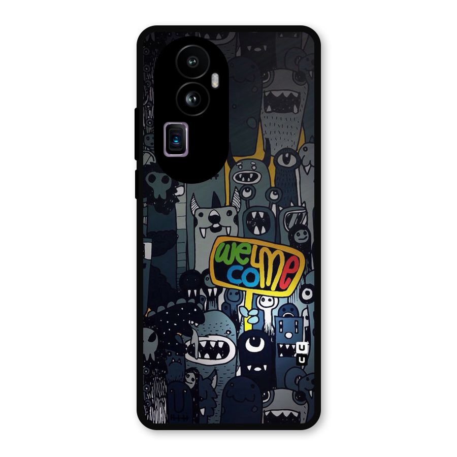 Ghost Welcome Metal Back Case for Oppo Reno10 Pro Plus