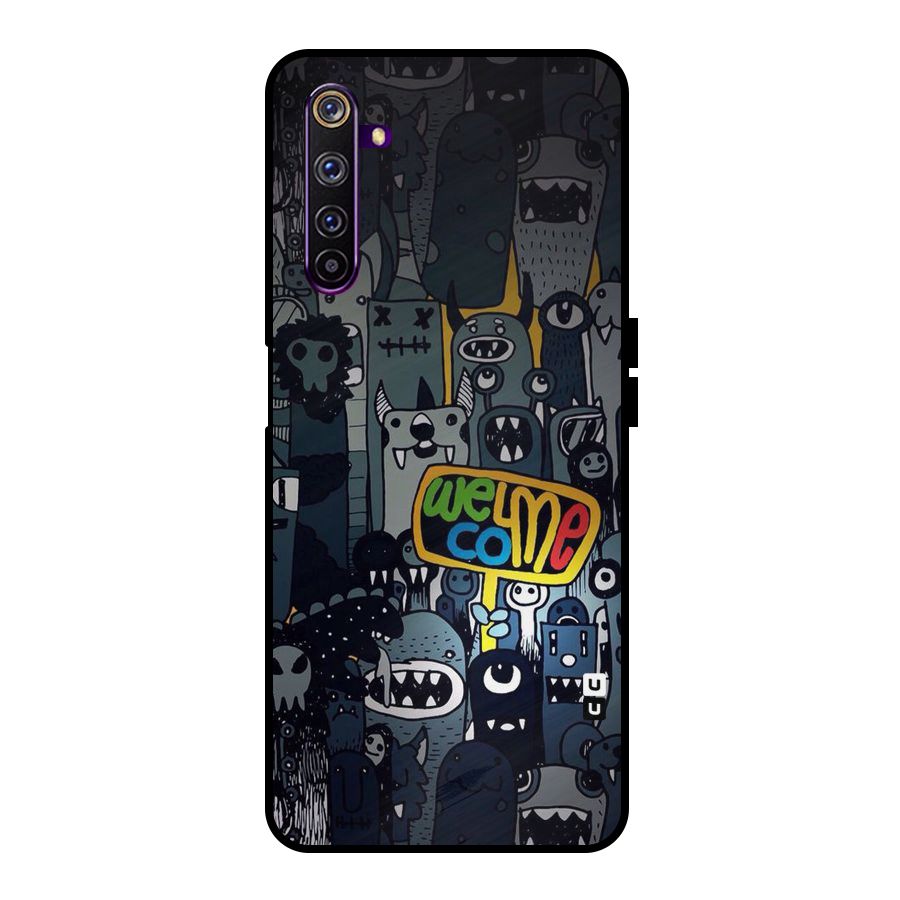 Ghost Welcome Metal Back Case for Realme 6 Pro