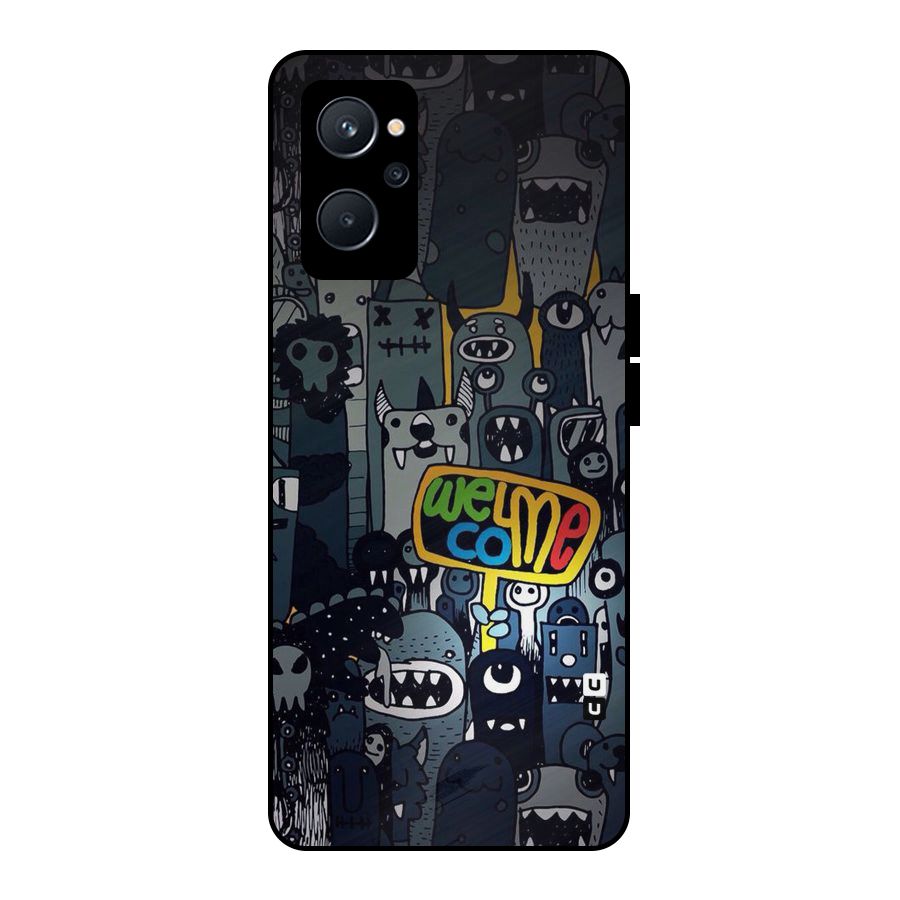 Ghost Welcome Metal Back Case for Realme 9i 5G