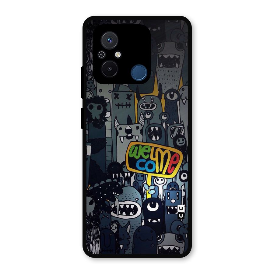 Ghost Welcome Metal Back Case for Redmi 12C