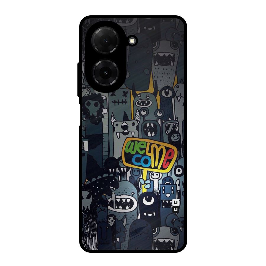 Ghost Welcome Metal Back Case for Redmi A5 4G