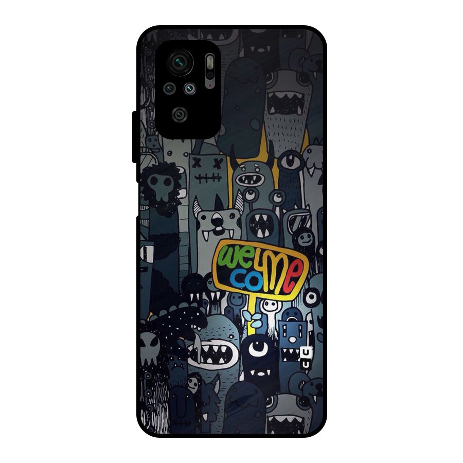 Ghost Welcome Metal Back Case for Redmi Note 10S