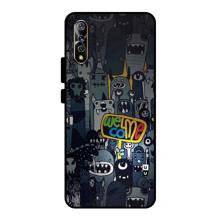 Ghost Welcome Metal Back Case for Vivo S1