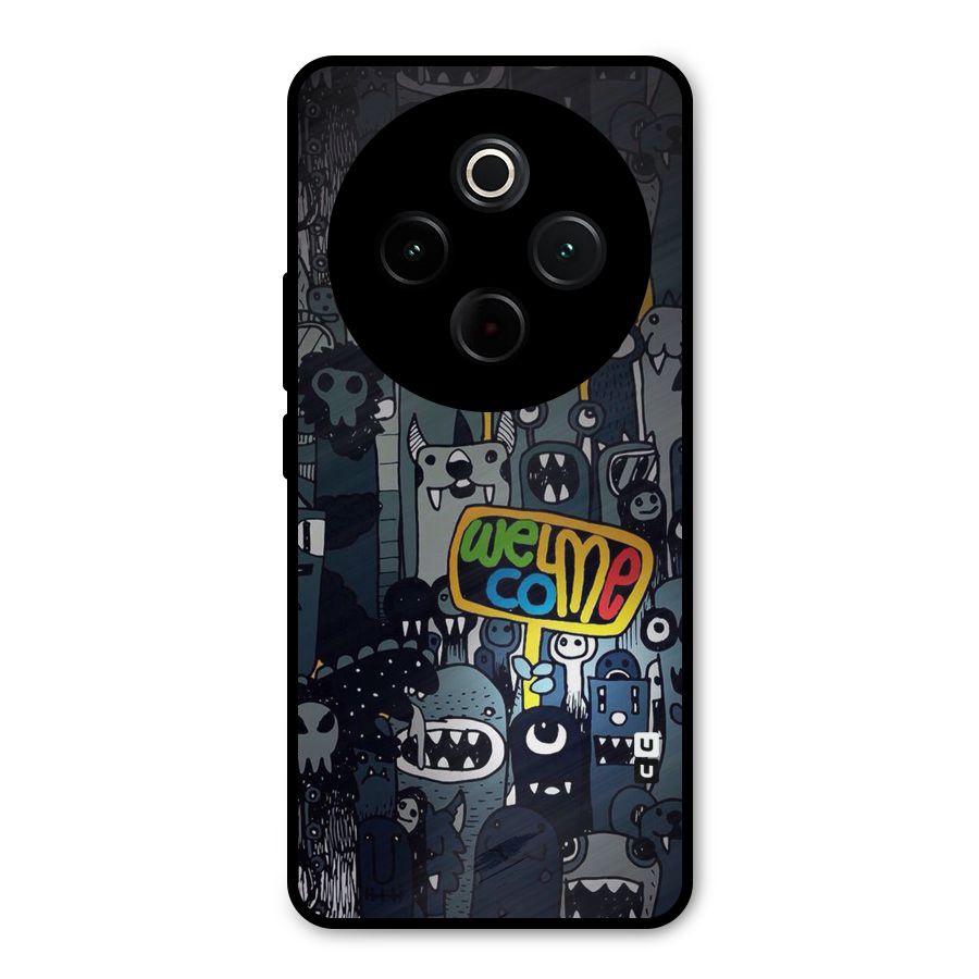 Ghost Welcome Metal Back Case for Vivo T4