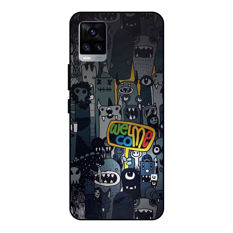 Ghost Welcome Metal Back Case for Vivo V20 2021