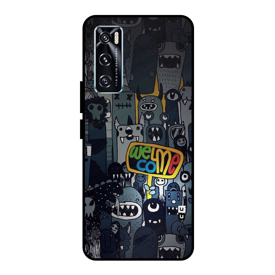 Ghost Welcome Metal Back Case for Vivo V20 SE