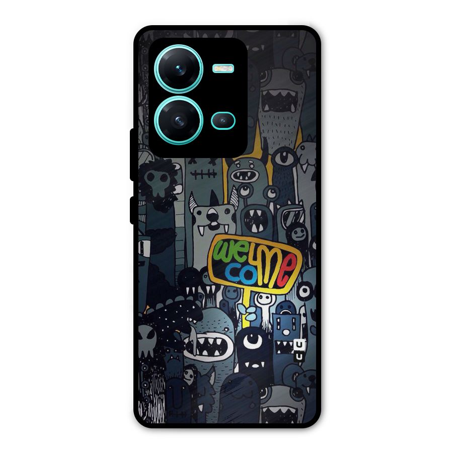 Ghost Welcome Metal Back Case for Vivo V25