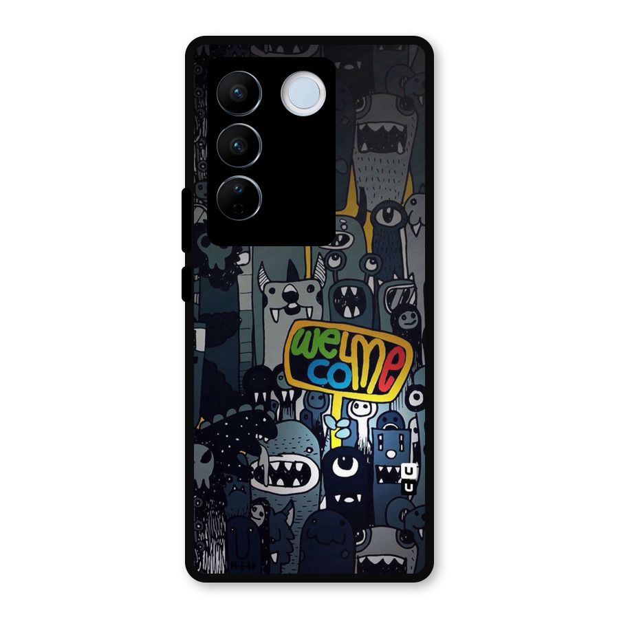 Ghost Welcome Metal Back Case for Vivo V27