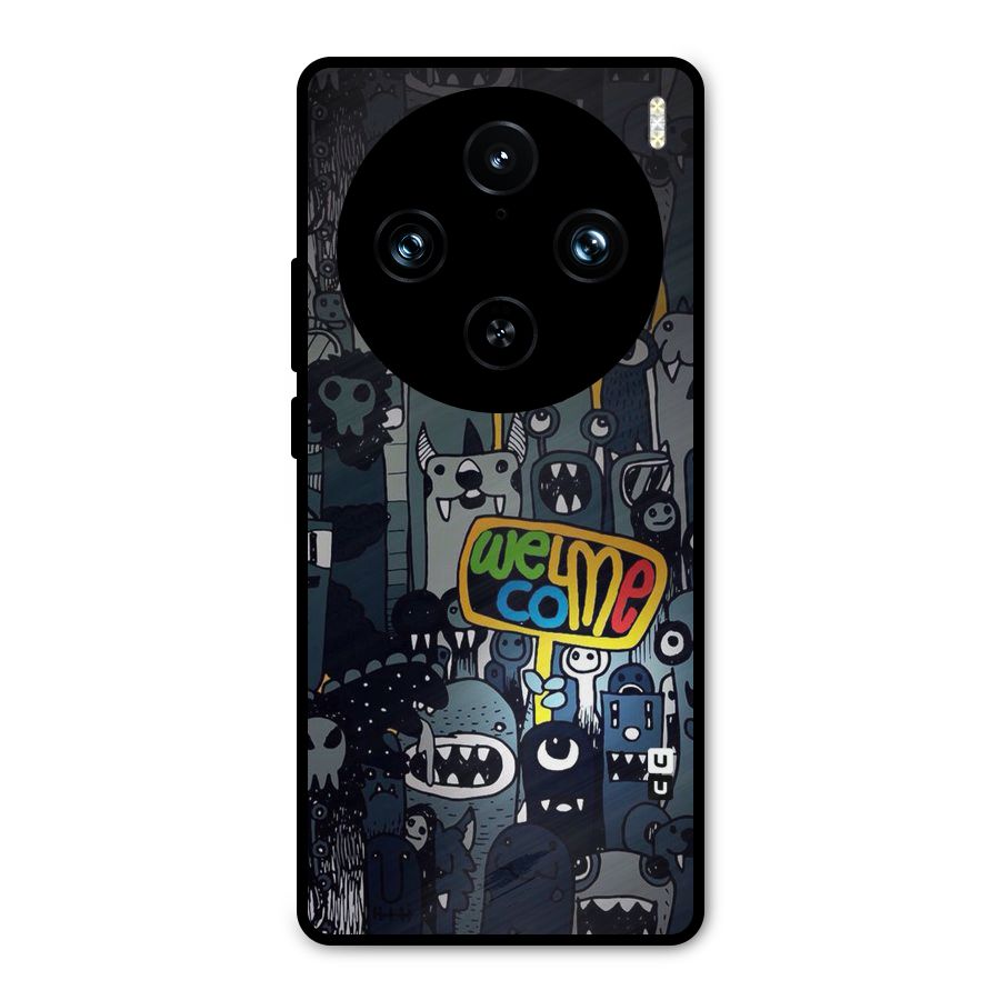 Ghost Welcome Metal Back Case for Vivo X100 Pro