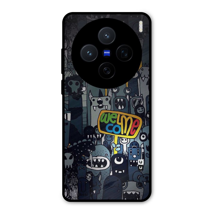 Ghost Welcome Metal Back Case for Vivo X200