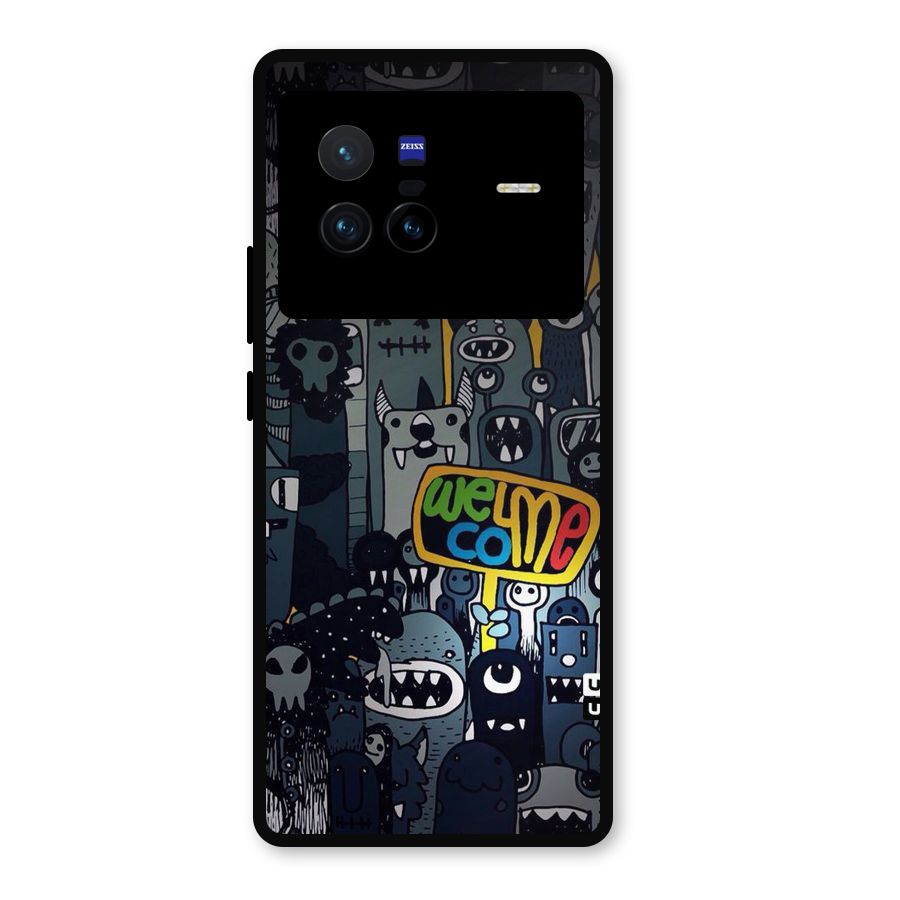 Ghost Welcome Metal Back Case for Vivo X80