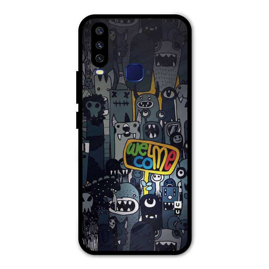 Ghost Welcome Metal Back Case for Vivo Y15