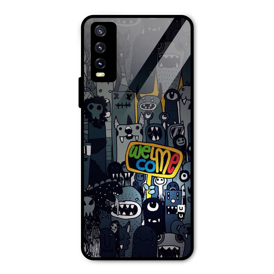 Ghost Welcome Metal Back Case for Vivo Y20