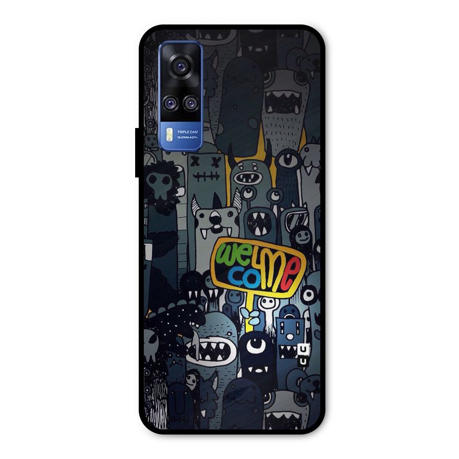 Ghost Welcome Metal Back Case for Vivo Y51A