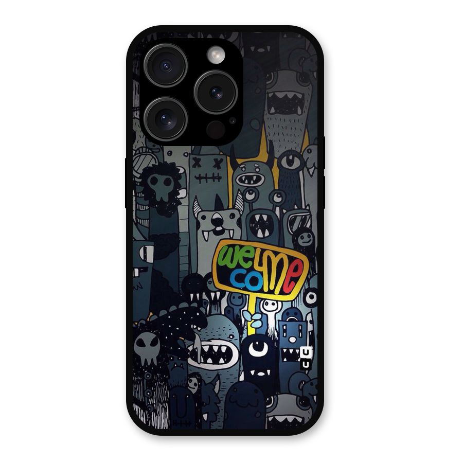 Ghost Welcome Metal Back Case for iPhone 15 Pro