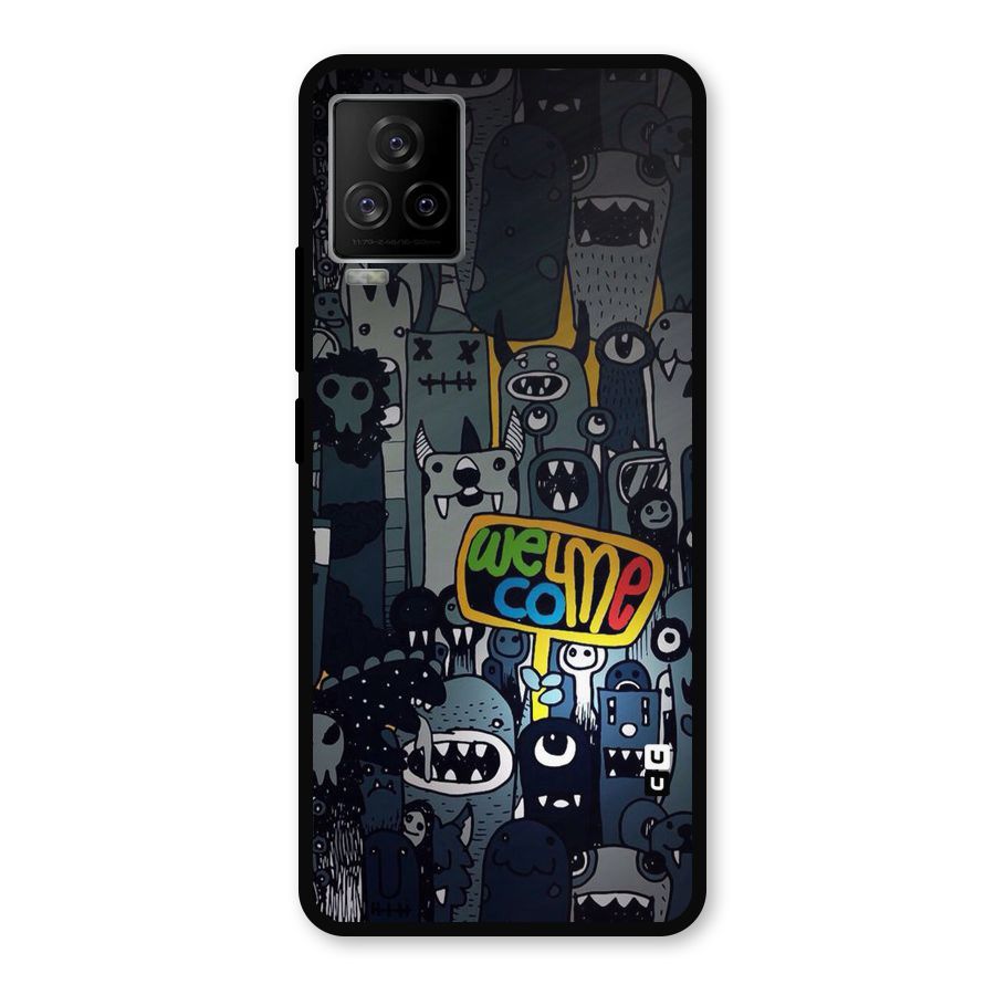 Ghost Welcome Metal Back Case for iQOO 7 Legend 5G