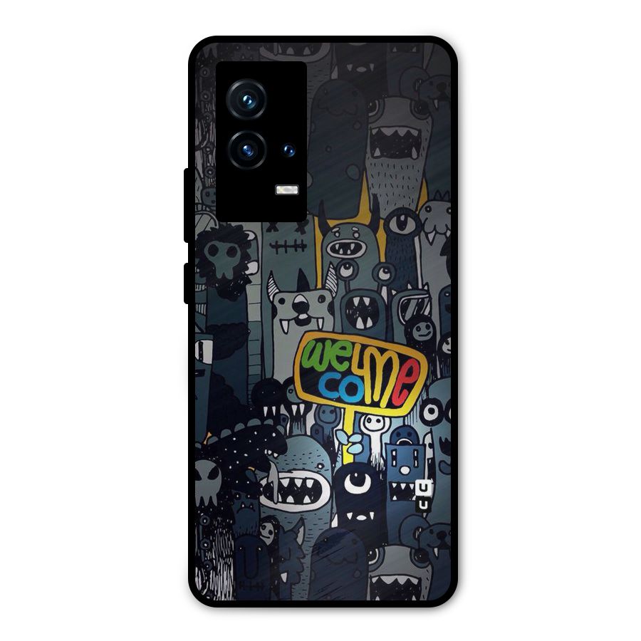 Ghost Welcome Metal Back Case for iQOO 9 5G