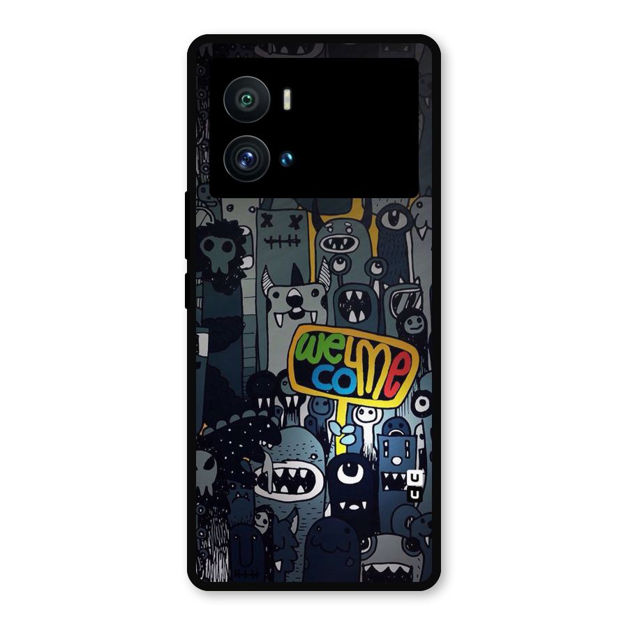 Ghost Welcome Metal Back Case for iQOO 9 Pro
