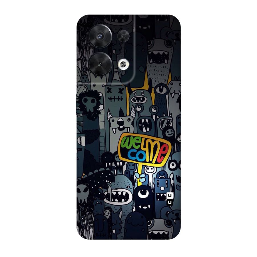 Ghost Welcome Original Polycarbonate Back Case for Oppo Reno8 5G