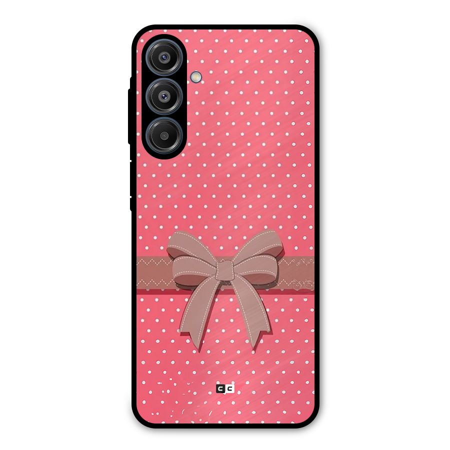 Gift Ribbon Metal Back Case for Galaxy A16 5G