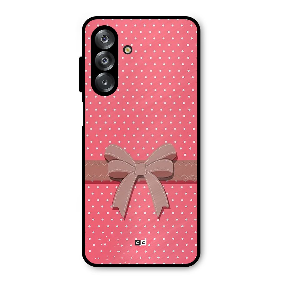 Gift Ribbon Metal Back Case for Galaxy A26