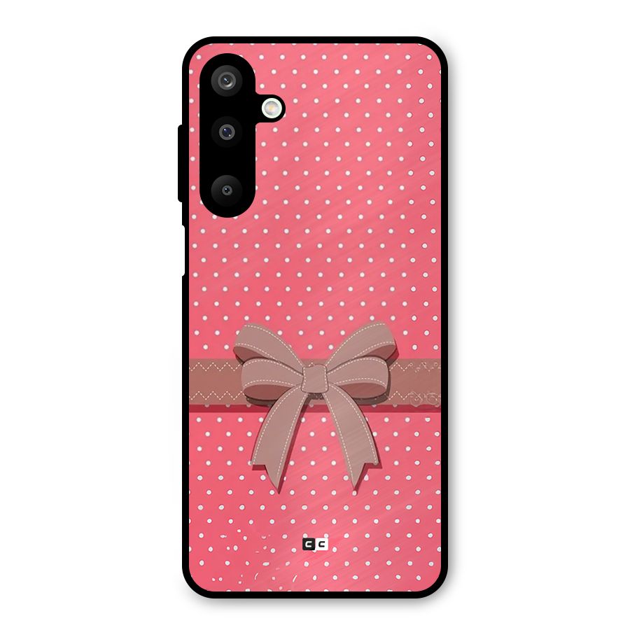 Gift Ribbon Metal Back Case for Galaxy M16