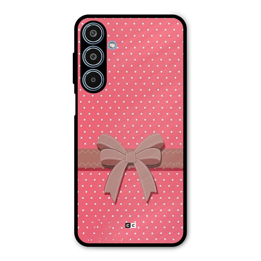 Gift Ribbon Metal Back Case for Galaxy M35