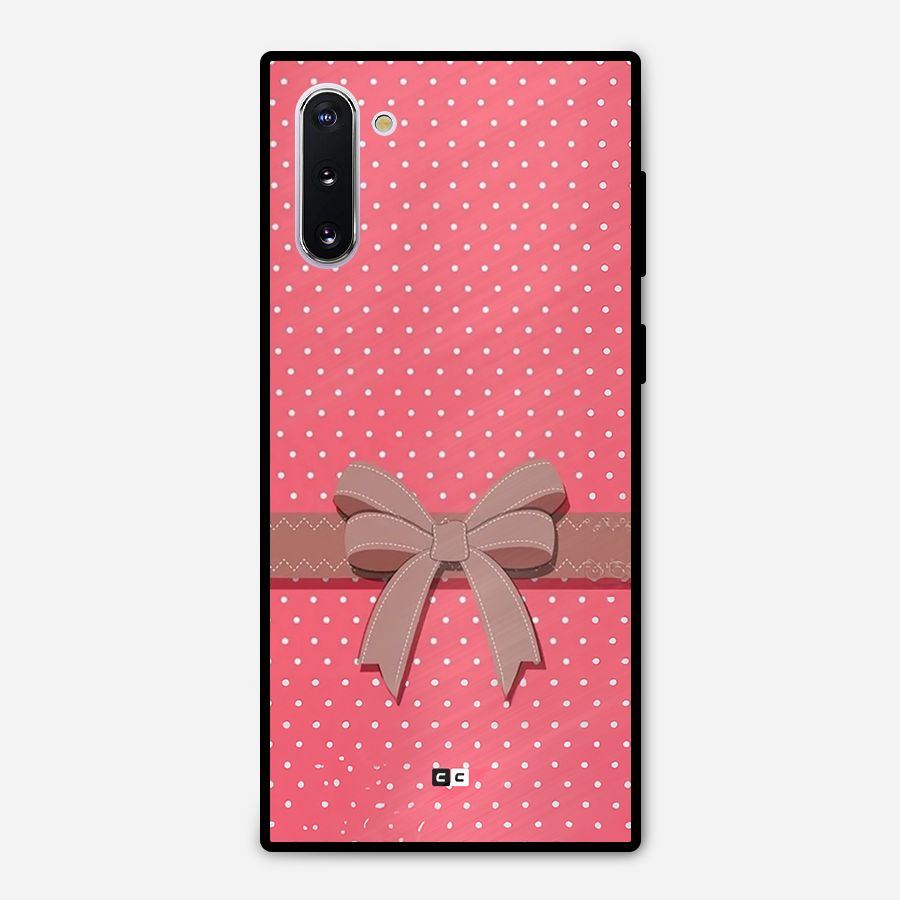 Gift Ribbon Metal Back Case for Galaxy Note 10