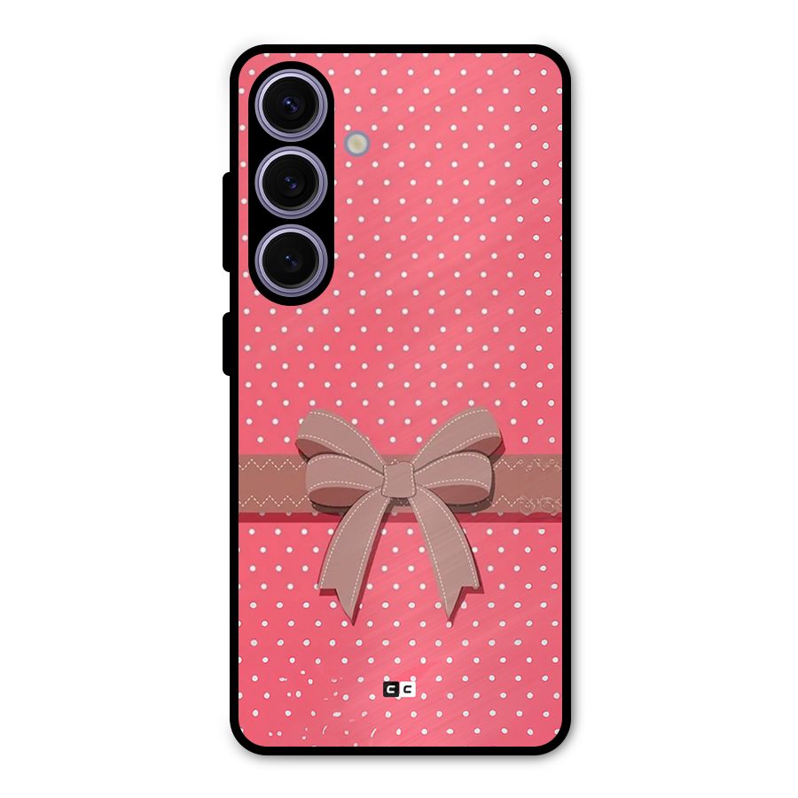 Gift Ribbon Metal Back Case for Galaxy S24