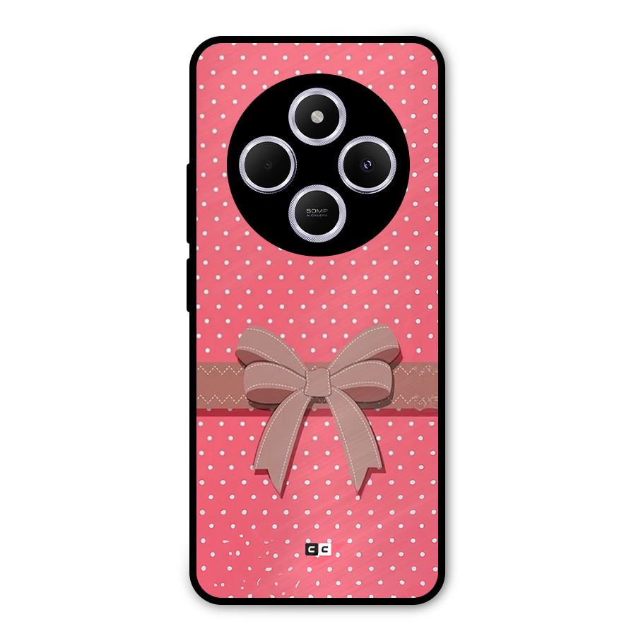 Gift Ribbon Metal Back Case for Poco M7