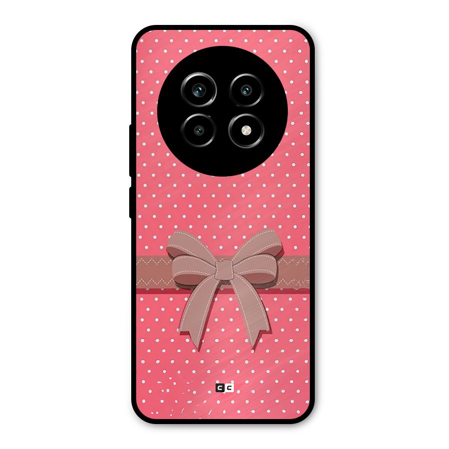 Gift Ribbon Metal Back Case for Realme 13 Pro