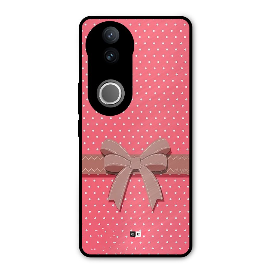 Gift Ribbon Metal Back Case for Vivo V50e