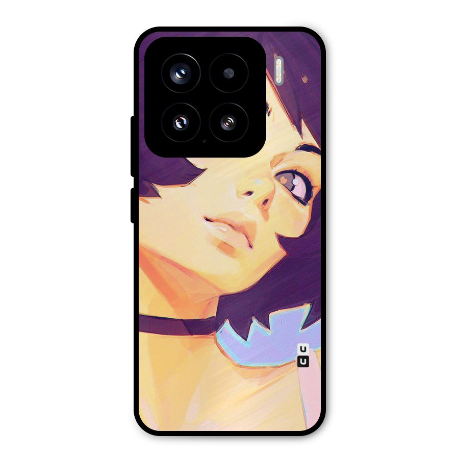 Girl Face Art Metal Back Case for Xiaomi 15