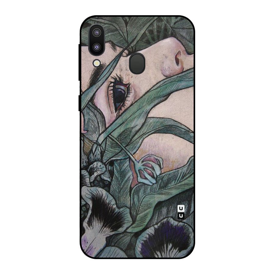 Girl Grass Art Metal Back Case for Galaxy M20