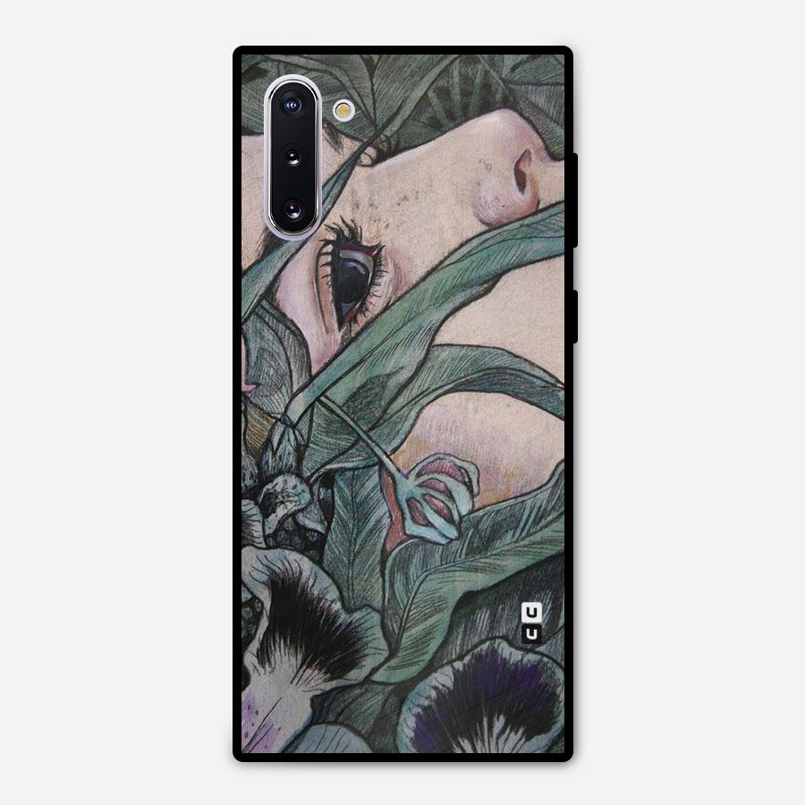 Girl Grass Art Metal Back Case for Galaxy Note 10