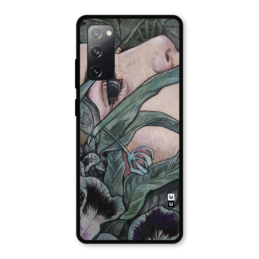 Girl Grass Art Metal Back Case for Galaxy S20 FE 5G